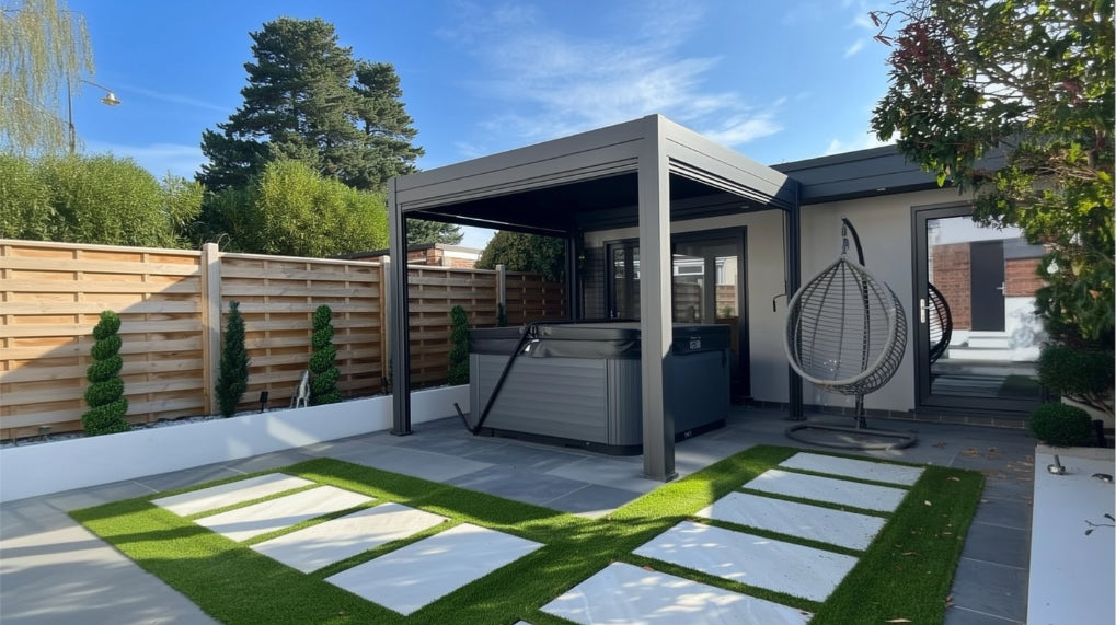 Nova Titan Aluminium Pergola – Premium Waterproof Louvered Outdoor Living Structure (Various Sizes) - BASE PERGOLA