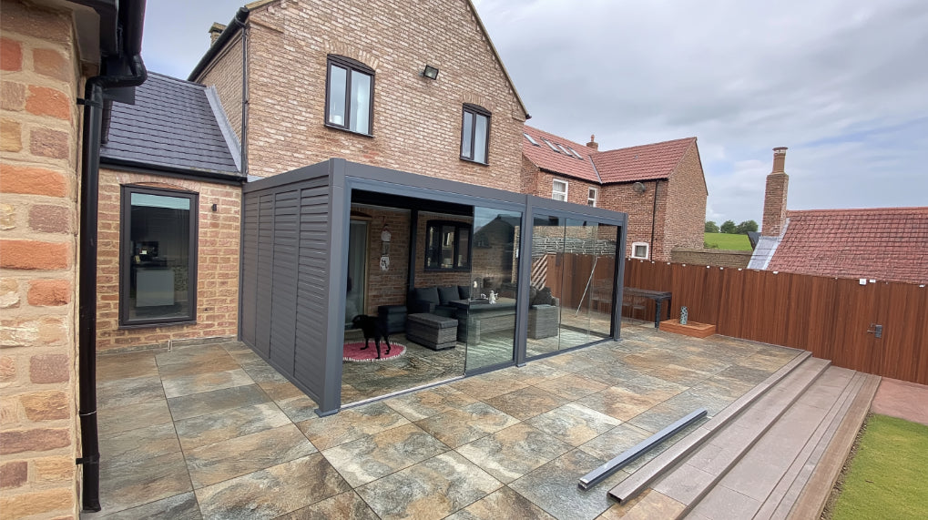 Nova Titan Aluminium Pergola – Premium Waterproof Louvered Outdoor Living Structure (Various Sizes)