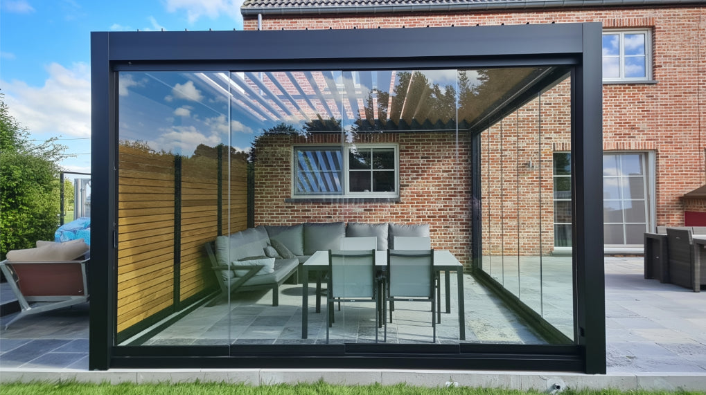 Nova Titan Aluminium Pergola – Premium Waterproof Louvered Outdoor Living Structure (Various Sizes)