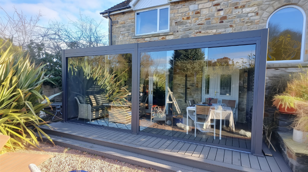 Nova Titan Aluminium Pergola – Premium Waterproof Louvered Outdoor Living Structure (Various Sizes) - BASE PERGOLA