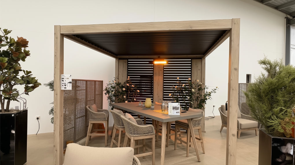 Nova Titan Aluminium Pergola – Premium Waterproof Louvered Outdoor Living Structure (Various Sizes)