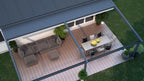 Deponti Verdeca Aluminium Pergola with Motorised Retractable Roof